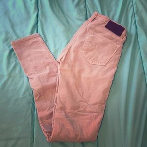 Corduroy skinny khakis